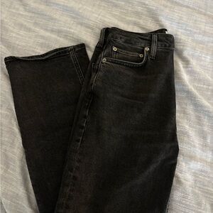 Agolde Classic Black Denim Jeans